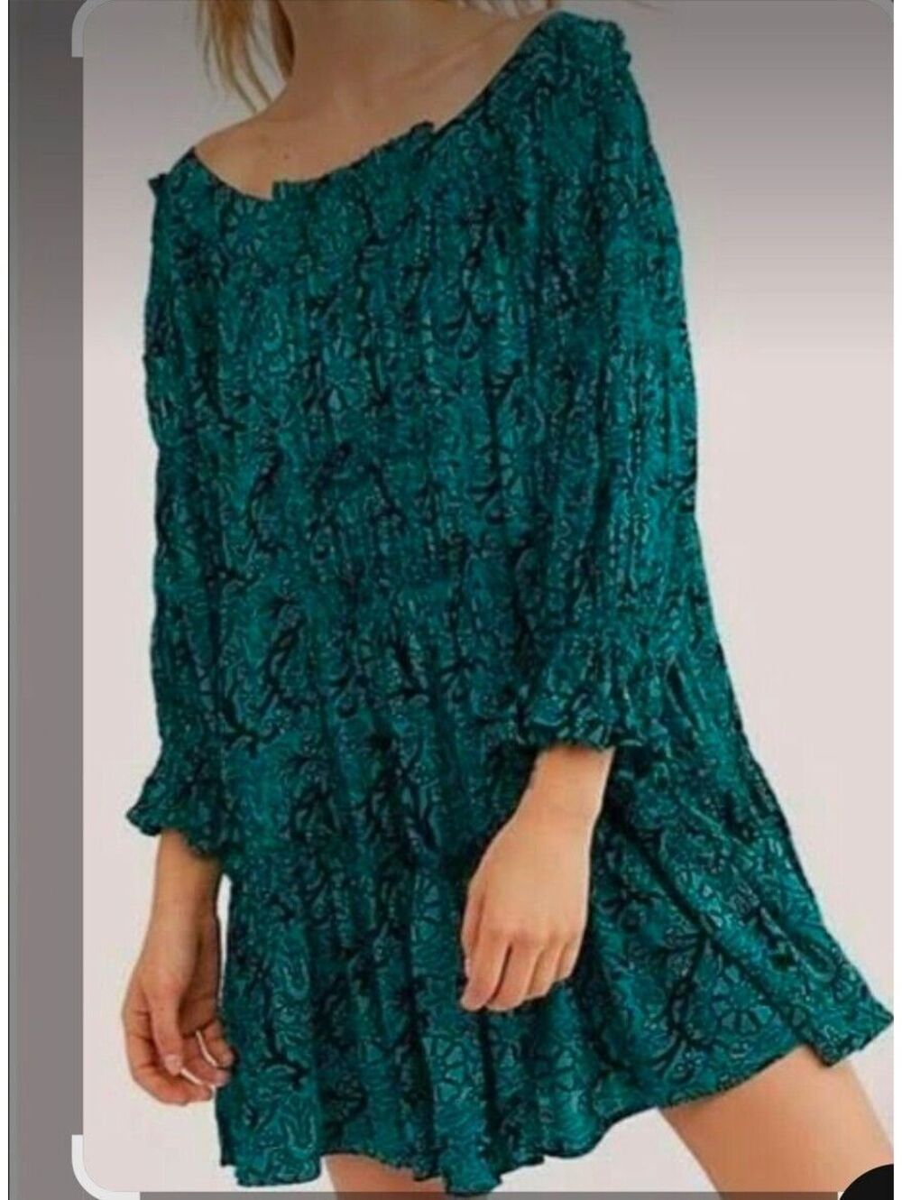 Free People Mini Dress Se Ya Later sz L